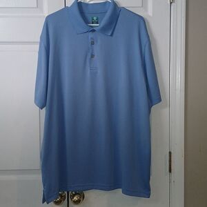 Pro Tour Airplay baby blue golf polo dress shirt